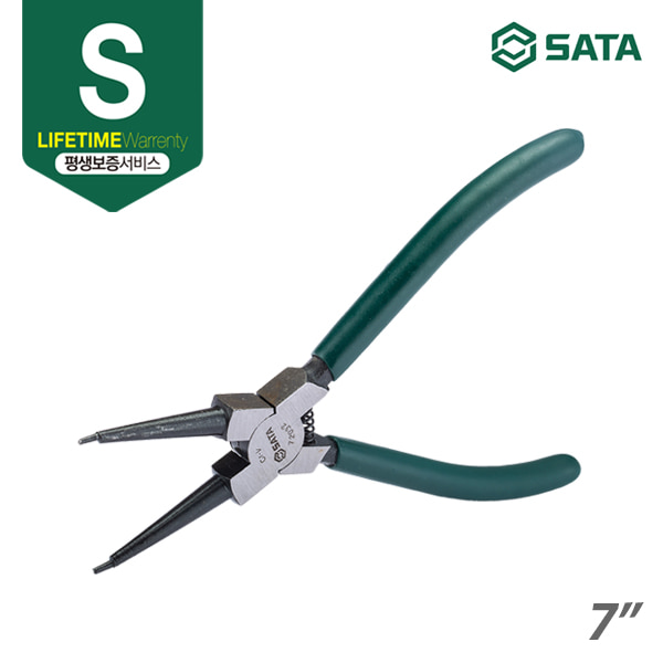 사타 SATA 스냅 링 플라이어 (오므림, 직선) 7“(인치)