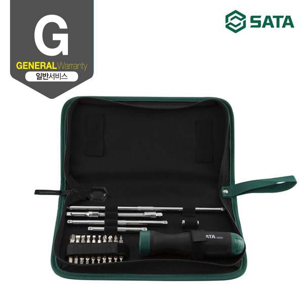 사타 SATA 기본형 핸들 라쳇 스크류 드라이버 세트 (26PCS)