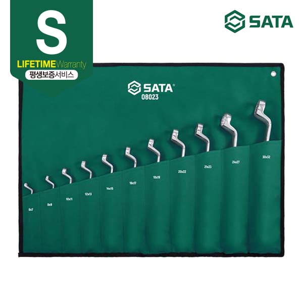 사타 SATA 딥 옵셋 더블박스 렌치 세트(11PCS, MM)