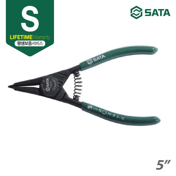 사타 SATA 스냅링 플라이어 5&quot;(인치) (1.3mm) (벌림,직선) (독일제)